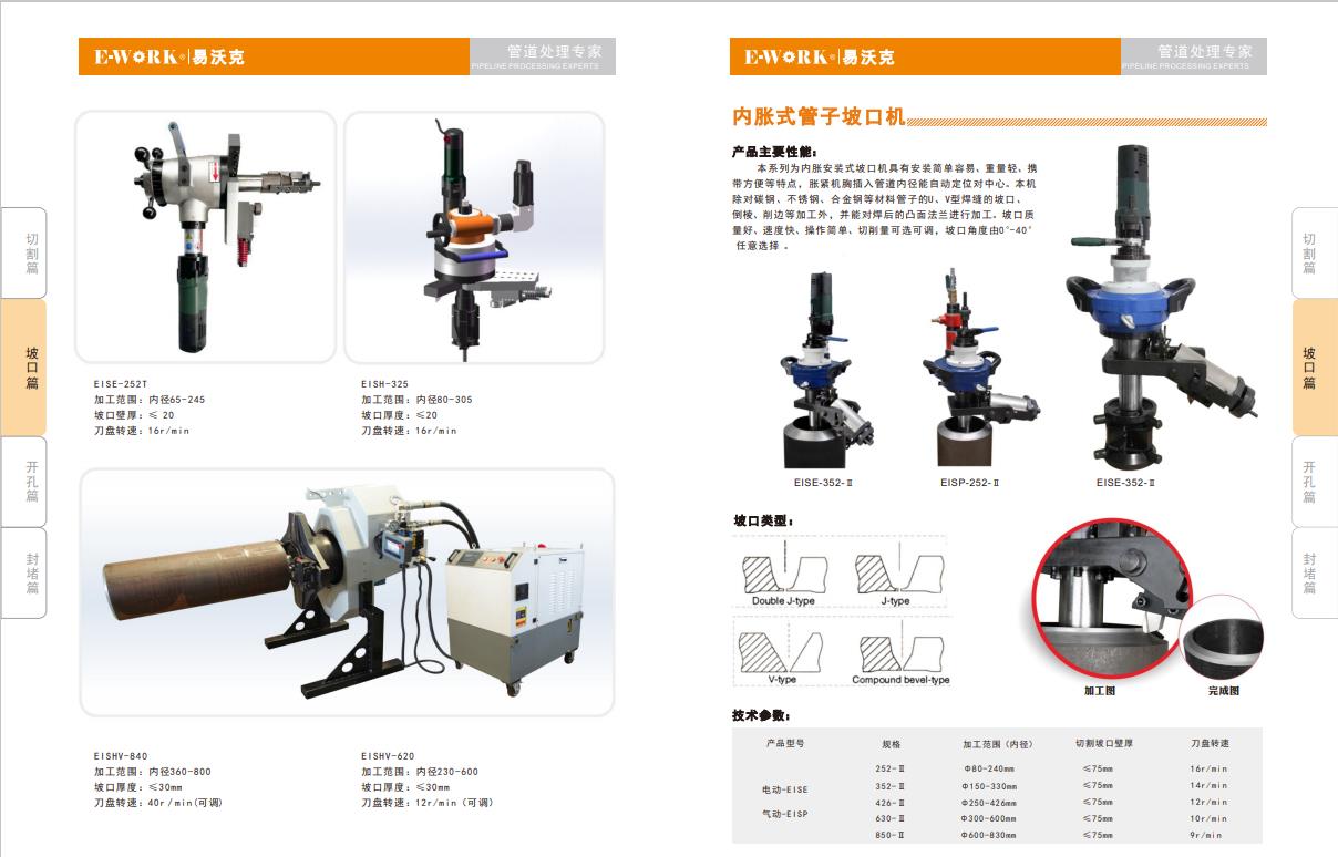 電動內脹式坡口機